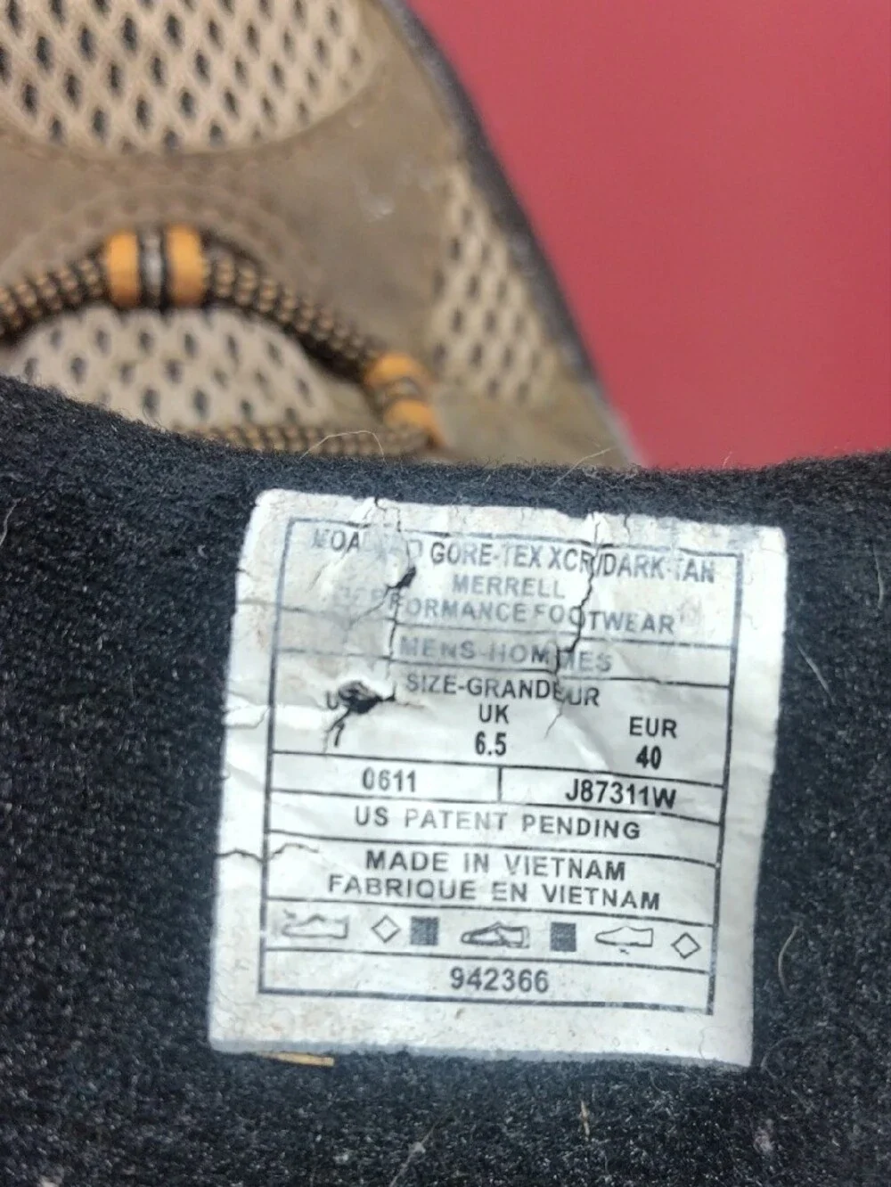 Merrell Olive and Black Trail Boots